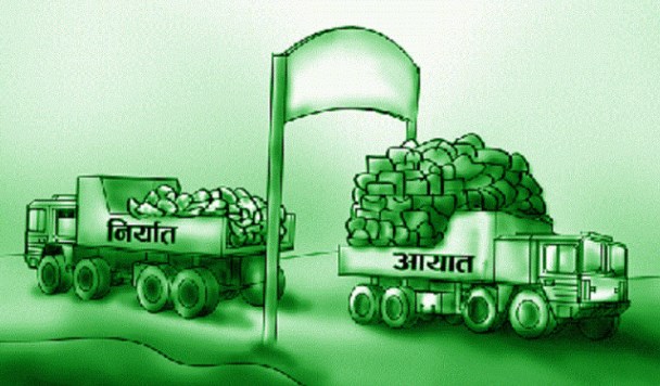 निर्यात ६२ प्रतिशतले बढ्यो, व्यापार घाटा पनि २५ प्रतिशतले उक्लियो